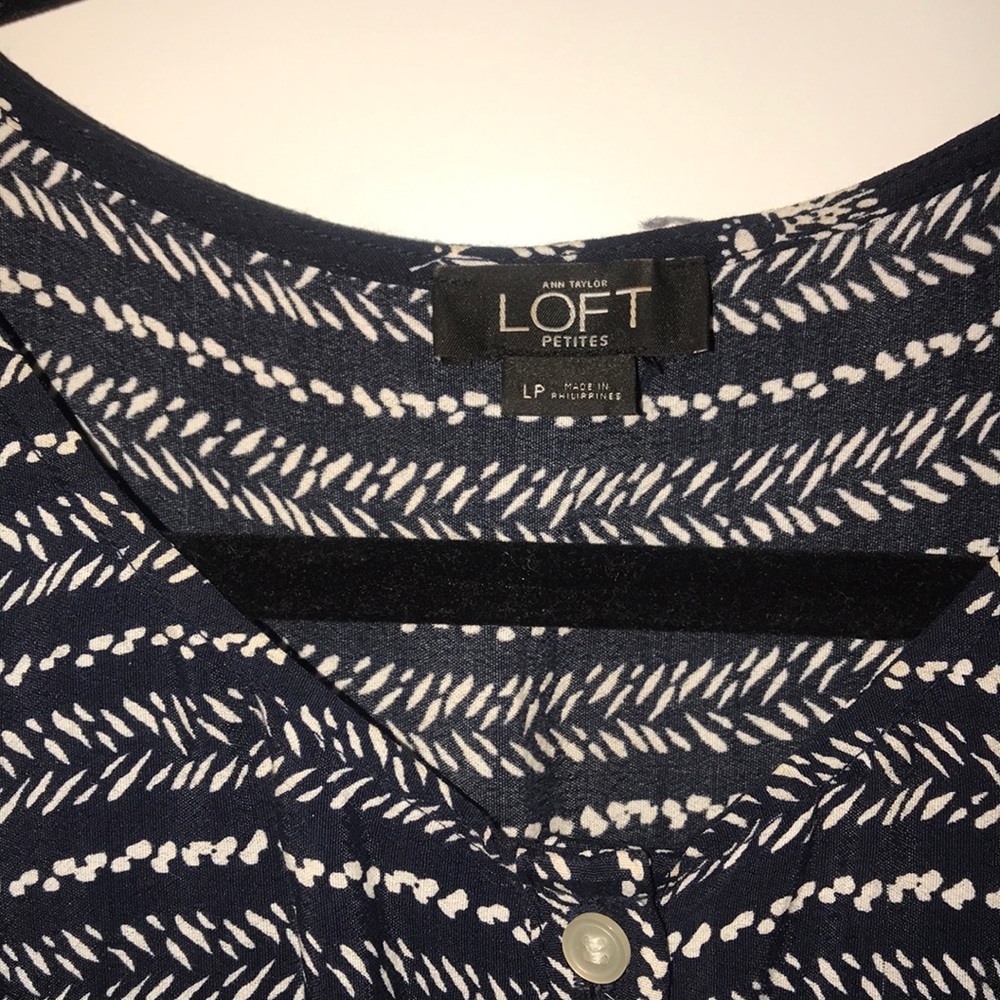 Loft Button Front Romper - image 4